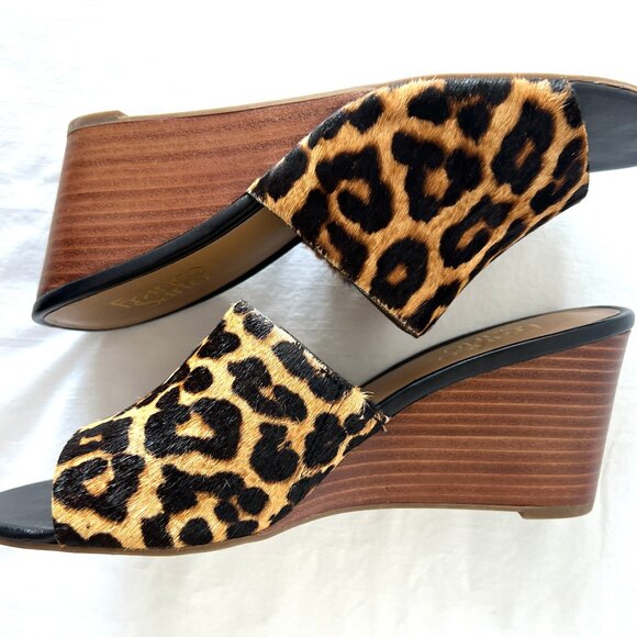 Franco Sarto Slip On Wedge Shoes, McKenna, Cheetah Print, Size 8.5, Like New! - Picture 8 of 12